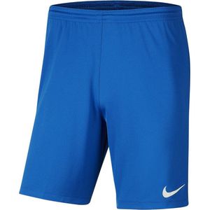 Nike - Park III - Korte Broek - Royal Blue - Materiaal: Polyester