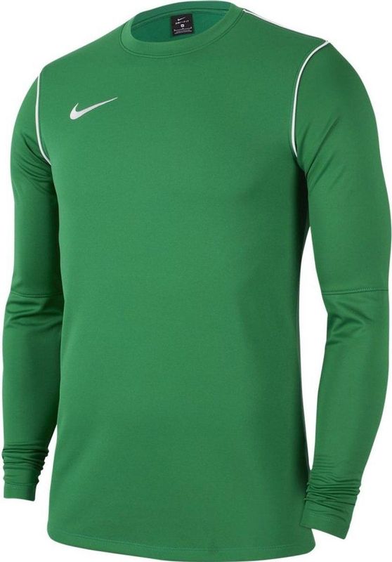 Nike - M Nk Df Park20 Crew Top - Pine Green - Heren Top Met Lange Mouwen
