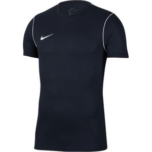 Nike - Nk Df Park20 Top Ss - Sportshirt - Obsidiaan/Wit - 100% Gerecycled Polyester