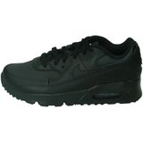 NIKE Air Max 90 LTR (PS) Sneaker, Black/Black-Black-White, 35 EU, Black Black Black White, 35