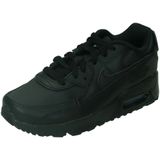 NIKE Air Max 90 LTR (PS) Sneaker, Black/Black-Black-White, 35 EU, Black Black Black White, 35