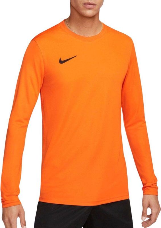 Nike - M Nk Df Park Vii Jsy Ls - Sportshirt - Safety Oranje - Polyester