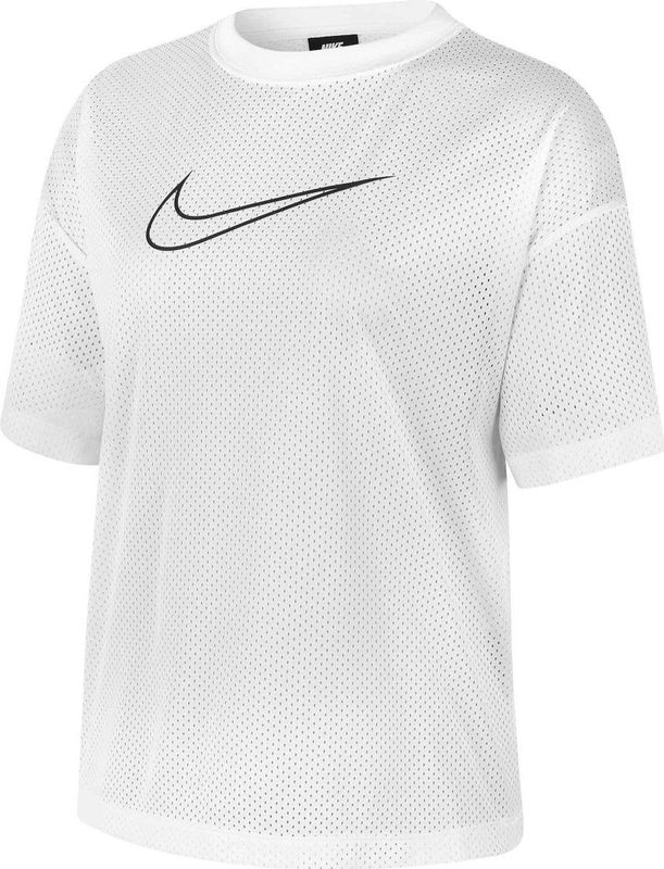 Women's t-shirt nike mesh shirt top white