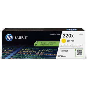 HP 220X Ylw LaserJet Toner Cartridge tonercartridge 1 stuk(s) Origineel