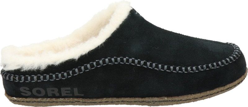 Sorel Lanner Ridge heren Slippers, zwart(top wit), 43 EU