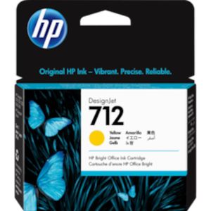 Original Ink Cartridge HP Cartucho de Tinta HP DesignJet 712 amarillo de 29 ml Yellow