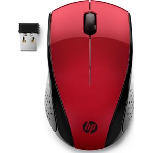 HP 220 Draadloze Muis (Wireless USB) Rood