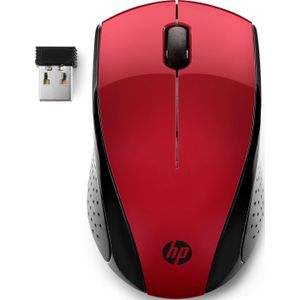 HP 220 Draadloze Muis (Wireless USB) Rood