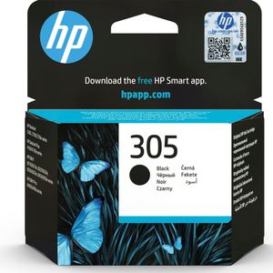 HP 305 Black Original Ink Cartridge inktcartridge 1 stuk(s) Origineel Normaal rendement Zwart