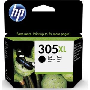 HP 305XL - High Yield Black Original Ink Cartridge - Zwart