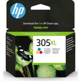 HP 305XL High Yield Tri color Original Ink Cartridge Drie kleuren