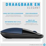 HP Z3700 Wireless Maus lumiere blau