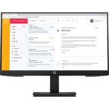 HP P24h G4 (1920 x 1080 Pixels, 23.80""), Monitor, Zwart