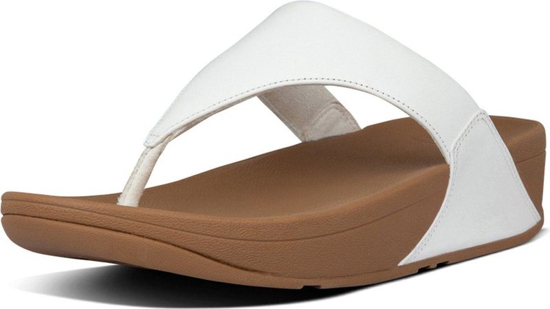 FitFlop - Lulu™ Leather Toepost - Slipper - Rose Gold - Leer
