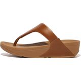 FitFlop Lulu Leren Toepost BRUIN