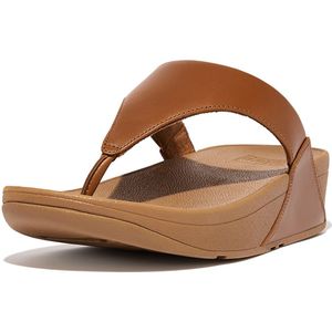 FitFlop Women Lulu Leather Toepost Light Tan-Schoenmaat 36