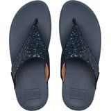 FITFLOP Vrouwen Lulu Glitter Toe Post Flip-Flop Middernacht Marine 37.5 EU