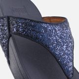 FITFLOP Vrouwen Lulu Glitter Toe Post Flip-Flop Middernacht Marine 37.5 EU