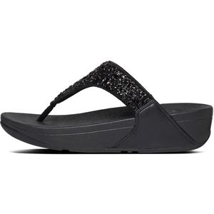 FitFlop - Lulu Shimmerfoil - Badslippers - Zilver - Glinsterend Bovenwerk
