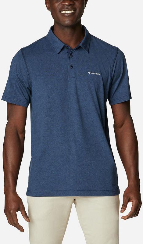 Columbia Tech Trail Poloshirt - Heren - Vochtafvoerend - Nekband