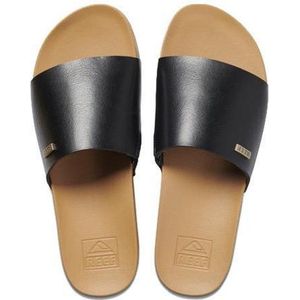 Reef - Cushion Scout - Slippers - Black/Natural - Kunstleer/Rubber