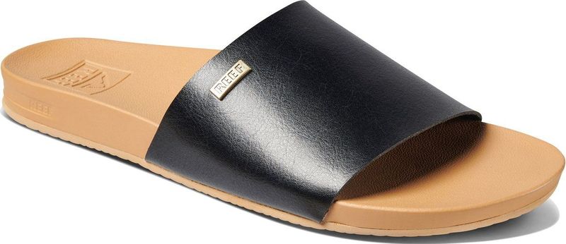 Reef Cushion Scout Dames Slippers - Black Natural