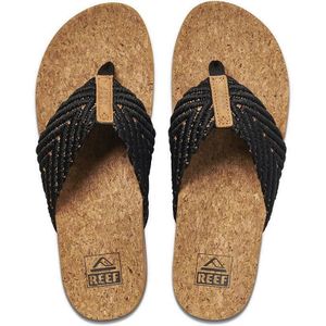 Reef Cushion Strand Dames Slippers - Zwart/Bruin - Maat 42,5