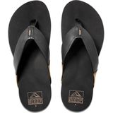 REEF - Fanning - Teenslipper - Zwart - 43 EU - Voetboogondersteuning - Duurzame Zool