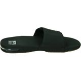 Reef Fanning Slideblack/Silver Heren Slippers - Zwart/Zilver - Maat 46