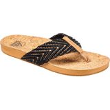 Reef Cushion Strand Dames Slippers - Zwart/Bruin - Maat 37,5