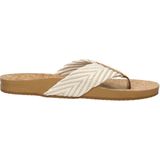 Reef Cushion Breezecloud Dames Slippers - Cognac Wit