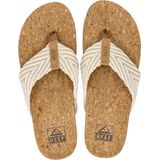 Reef Cushion Breezecloud Dames Slippers - Cognac Wit