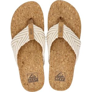 Reef Cushion Breezecloud Dames Slippers - Cognac Wit