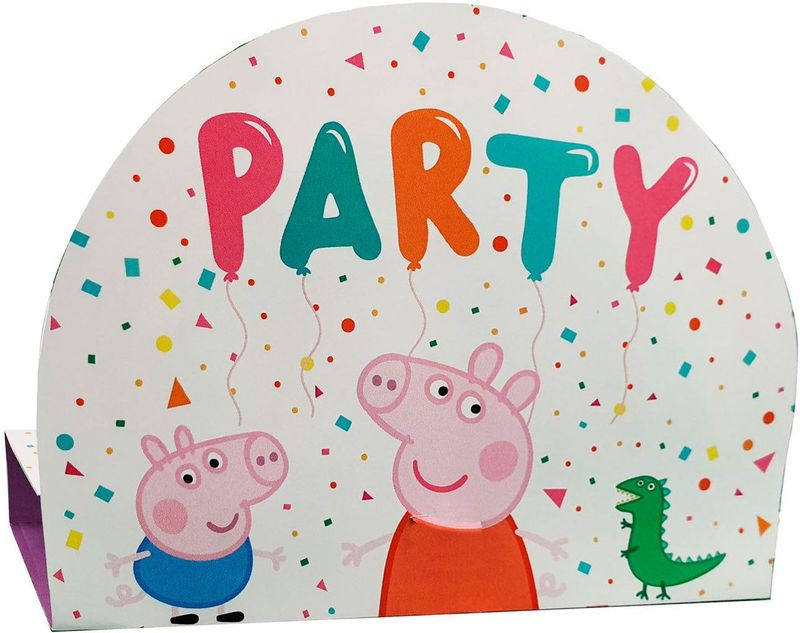 Uitnodigingen Peppa Pig, 8st.