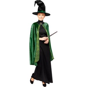 Carnavalsjurk - Zwart - Tartan Cape - McGonagall Hoed