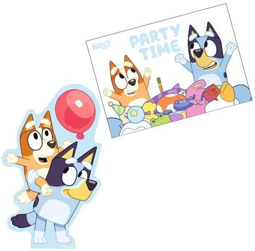 Bluey Uitnodigingen 8st