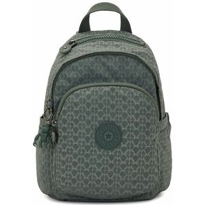 Kipling Basic Plus Delia Mini Stad rugzak 29 cm sign green emb