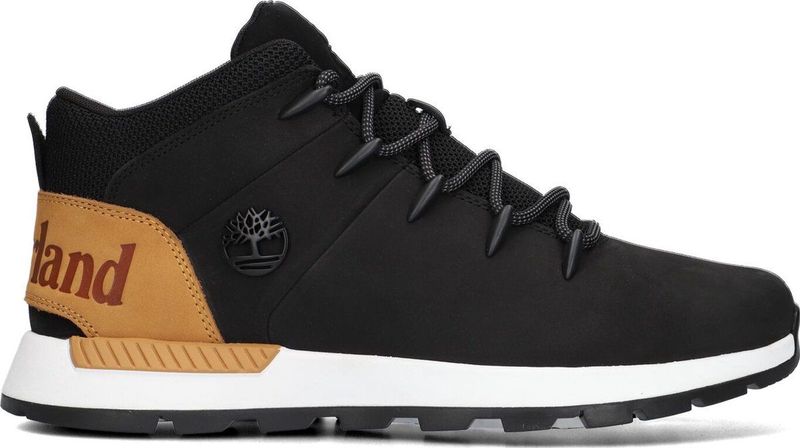 Timberland - Sprint Trekker Mid - Schoenen - Jet Black - Leer - ReBOTL-stof