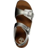 Timberland Castle Island Backstrap Kinder-Sandale für Mädchen Sandalette TB 0A4341 040 Silber