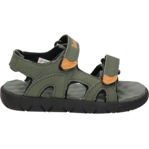 Timberland - Perkins Row 2-Strap - Sandaal - Dark Green w Orange - Synthetisch - Klittenbandsluiting