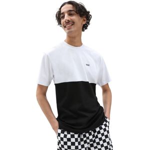 Vans Herren T-Shirt Mn Colorblock Tee Color Block Black White
