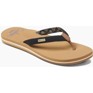 Reef Cushion Sands Dames Slippers - Zwart/Bruin - Maat 36