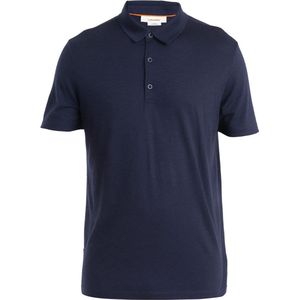 Icebreaker Polo Merino 150 Tech Lite III SS Midnight Navy