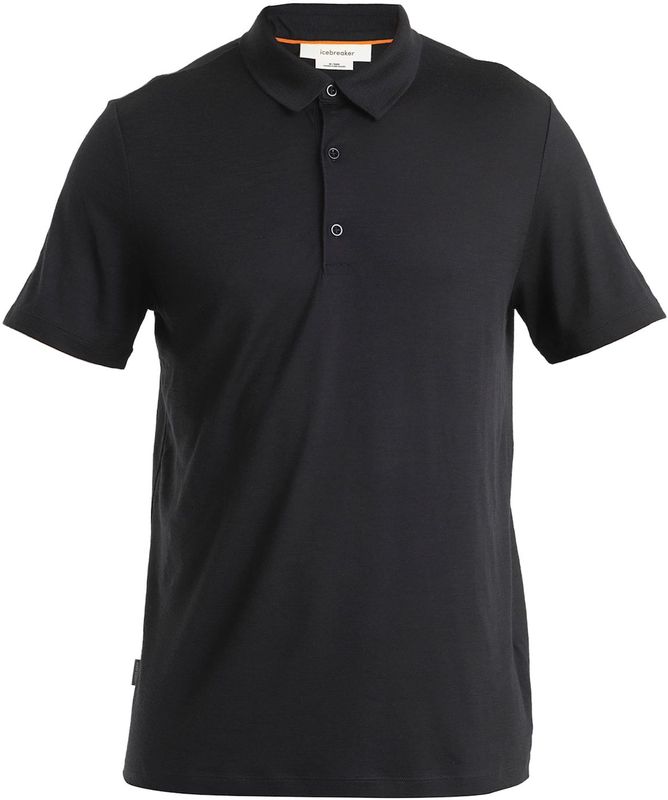 Icebreaker Merino 150 Tech Lite Iii Korte Mouw Poloshirt Zwart XS Man