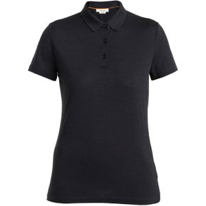 Icebreaker Merino 150 Tech Lite Iii Korte Mouw Poloshirt Zwart XS Vrouw