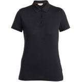 Icebreaker Merino 150 Tech Lite Iii Korte Mouw Poloshirt Zwart XS Vrouw