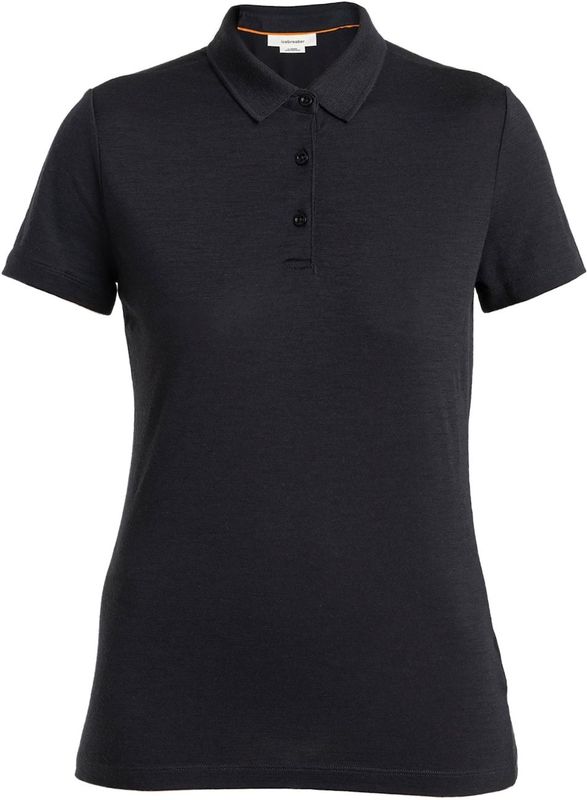 Icebreaker Merino 150 Tech Lite Iii Korte Mouw Poloshirt Zwart XS Vrouw