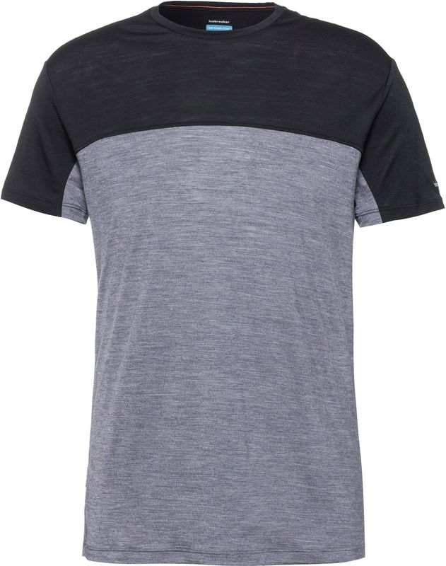 Icebreaker - Merino 125 Cool-Lite Sphere III SS T-Shirt - Graphite Heather - Katoen