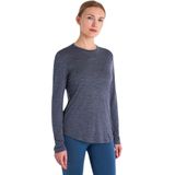 Icebreaker Merino 125 Cool-lite Sphere Iii T-shirt Met Lange Mouwen Grijs XS Vrouw