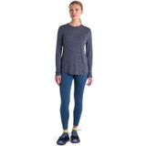 Icebreaker Merino 125 Cool-lite Sphere Iii T-shirt Met Lange Mouwen Grijs XS Vrouw